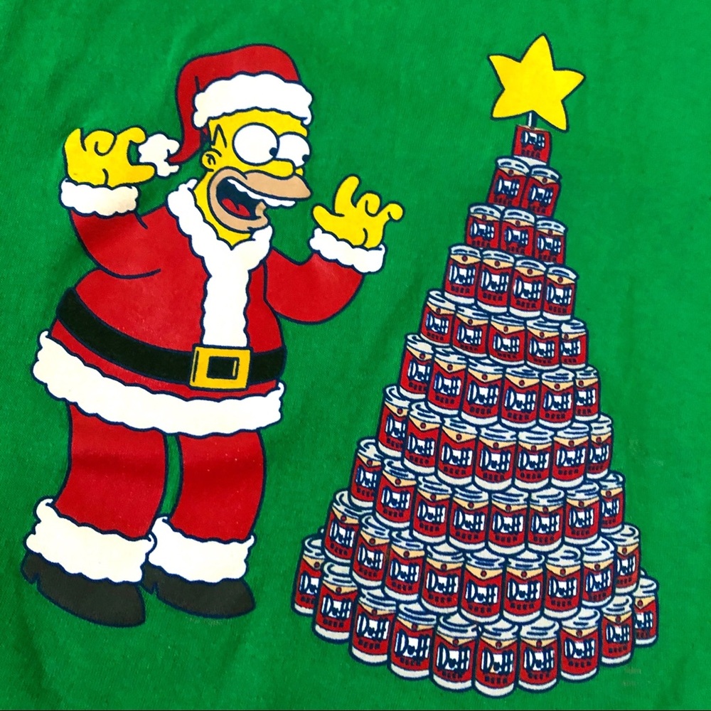 THE SIMPSONS CHRISTMAS T-SHIRT - Picture 2 of 2
